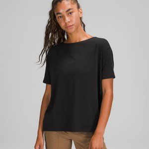 COPY - Lululemon Back in Action Short Sleeve T-Shirt Black Women's Roomy 4/6